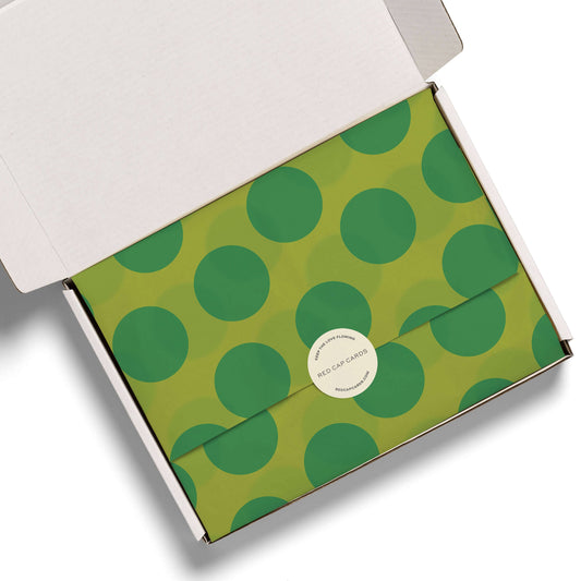 Tissue Paper Pack | Green Dots