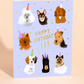 Canine Crew Birthday Card