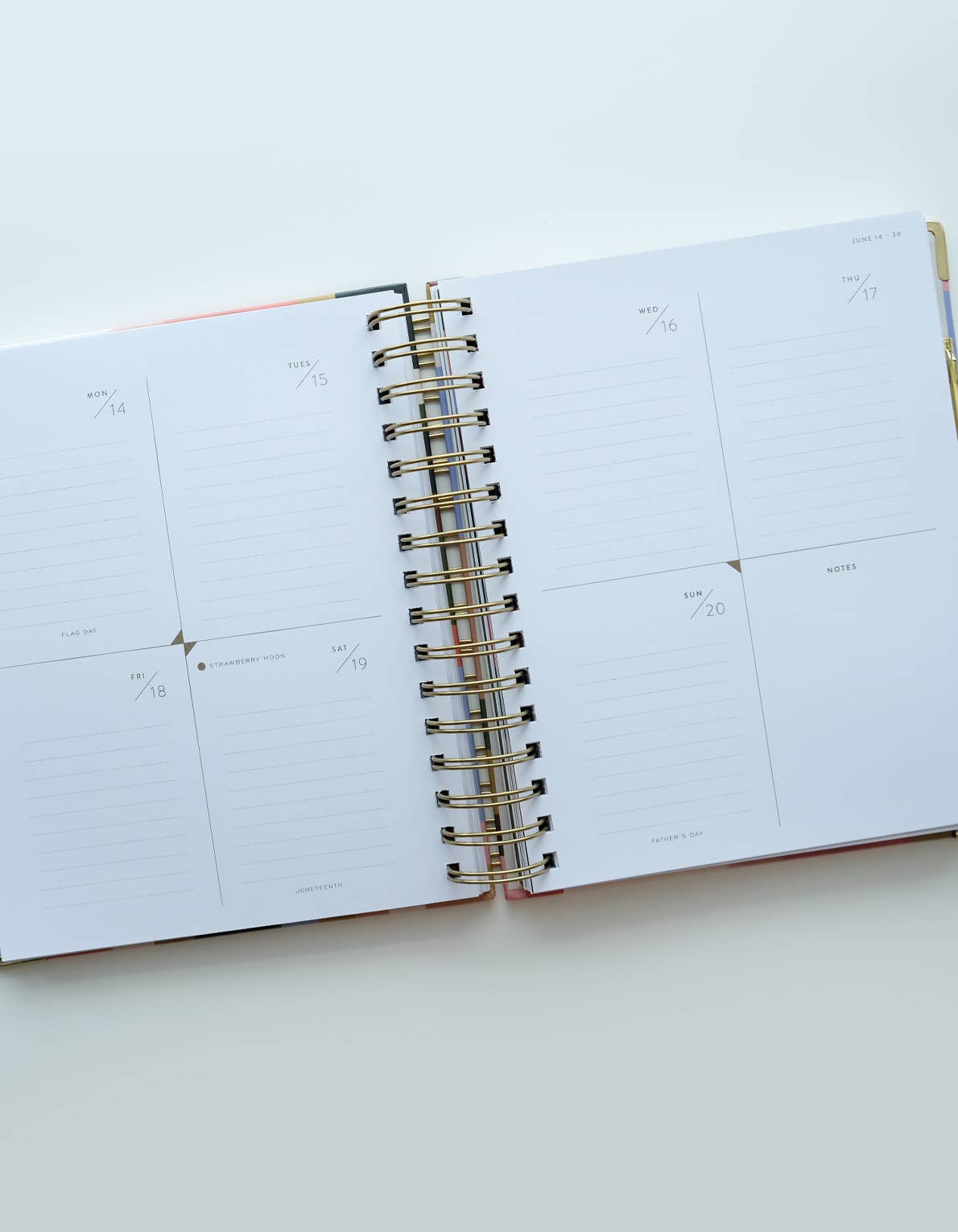 2027 Spiral Bound Planner | Folk Art Tulip