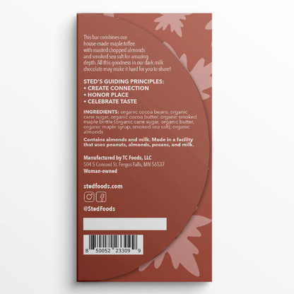 Mini Chocolate Bar | Almond Maple Brittle