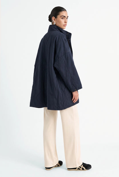 Cozy Szn Oversized Jacket | Navy