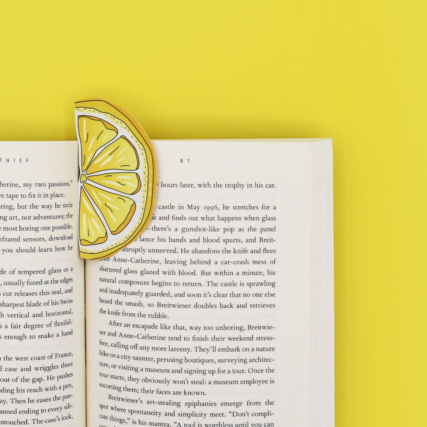 Lemon Slice Bookmark