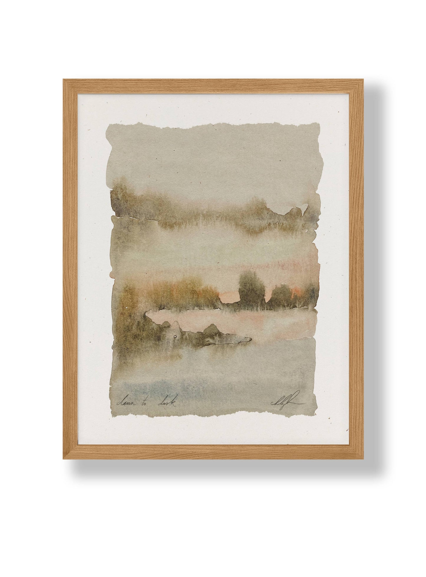 Dawn to Dusk Art Print | 8.5 x 11