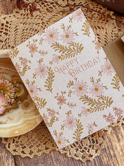 Stitch Fields Birthday Card
