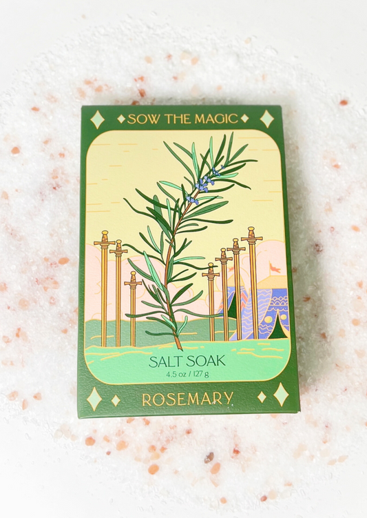 Rosemary Tarot Bath Salt Soak