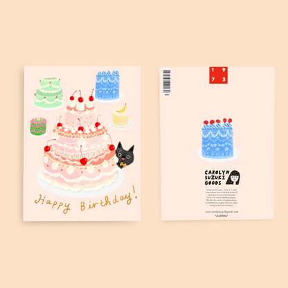 Le Gateau Birthday Card