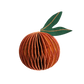 Orange Honeycomb Ornament