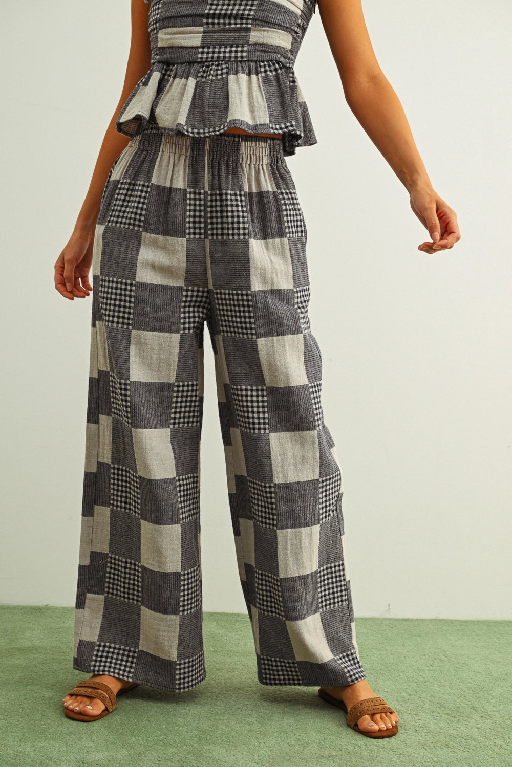 Gingham Garden Pants