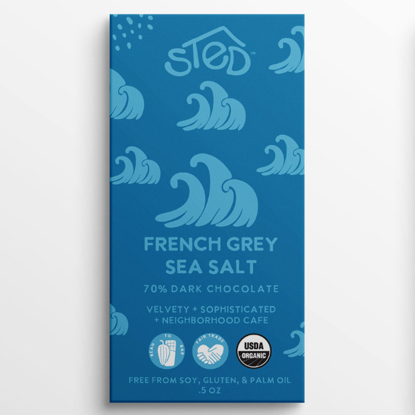 Mini Chocolate Bar | French Grey Sea Salt