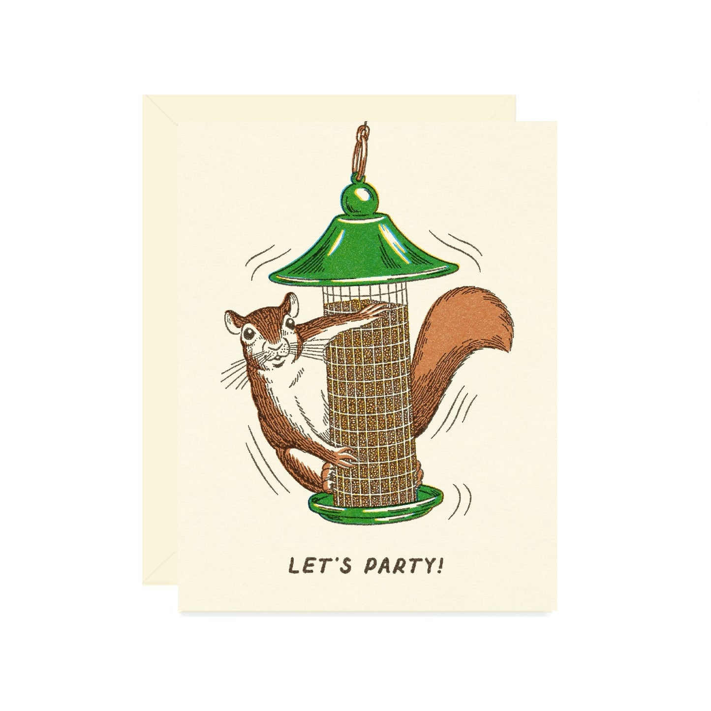 Party Squirrel Birthday Card