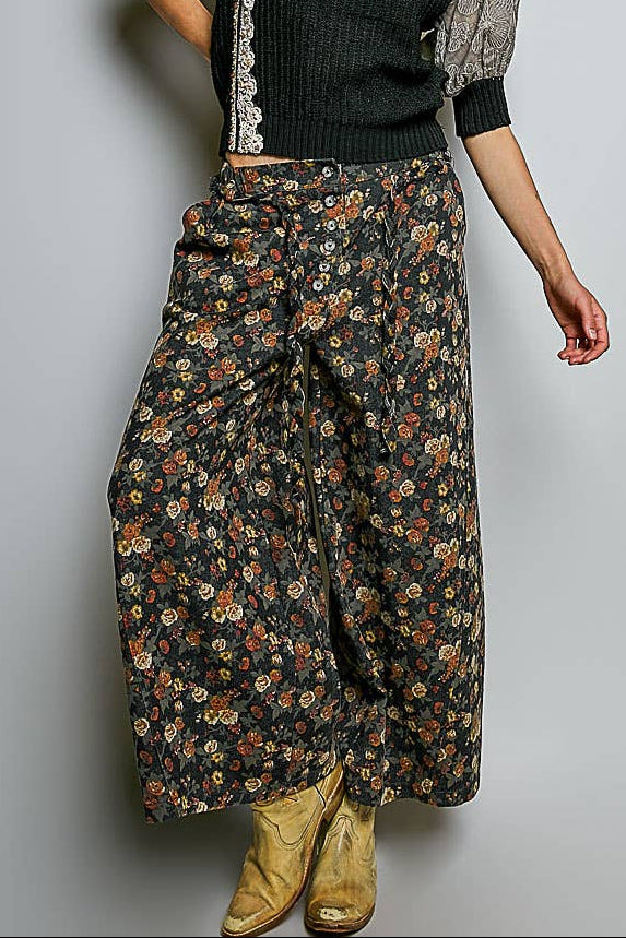Frankie Floral Wide Leg Trousers