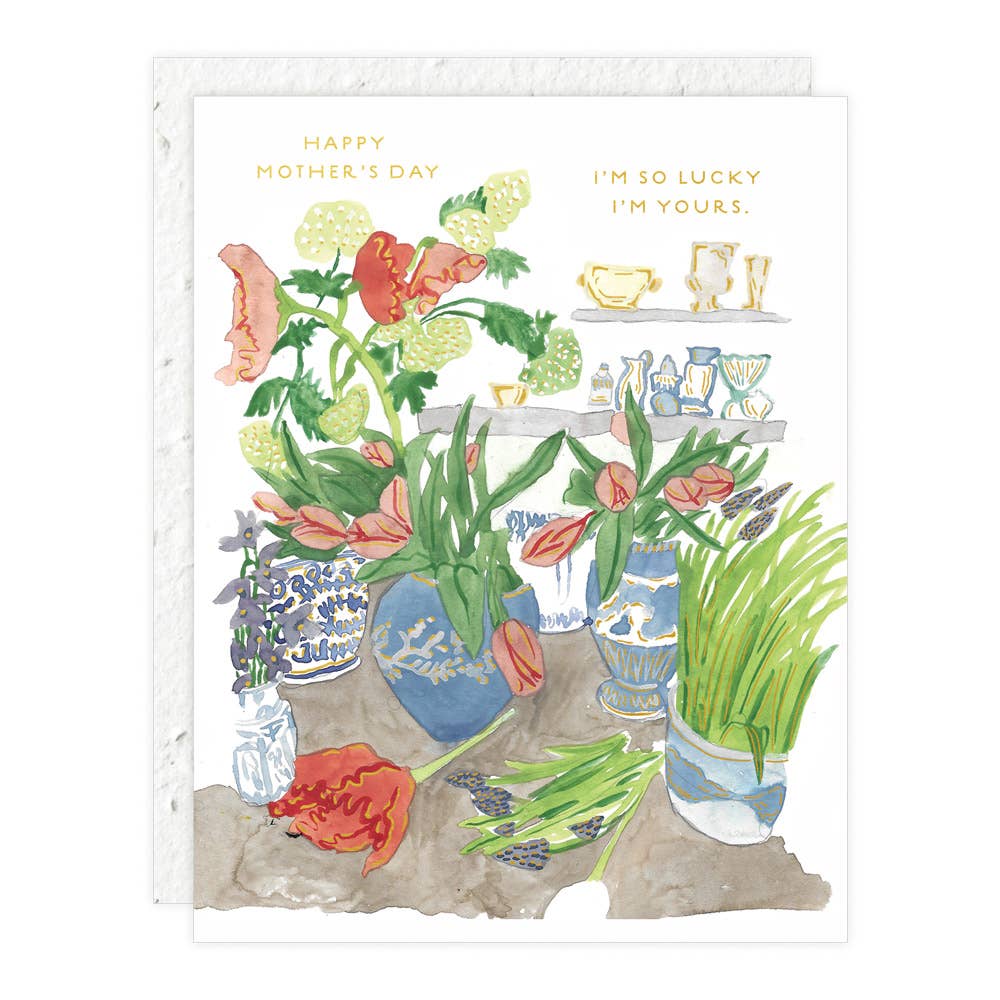 Mother's Flower Shoppe Card