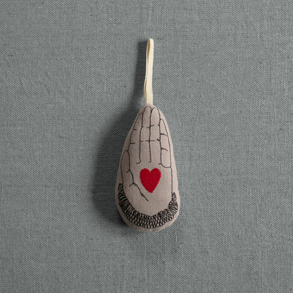 Heart in Hand Ornament