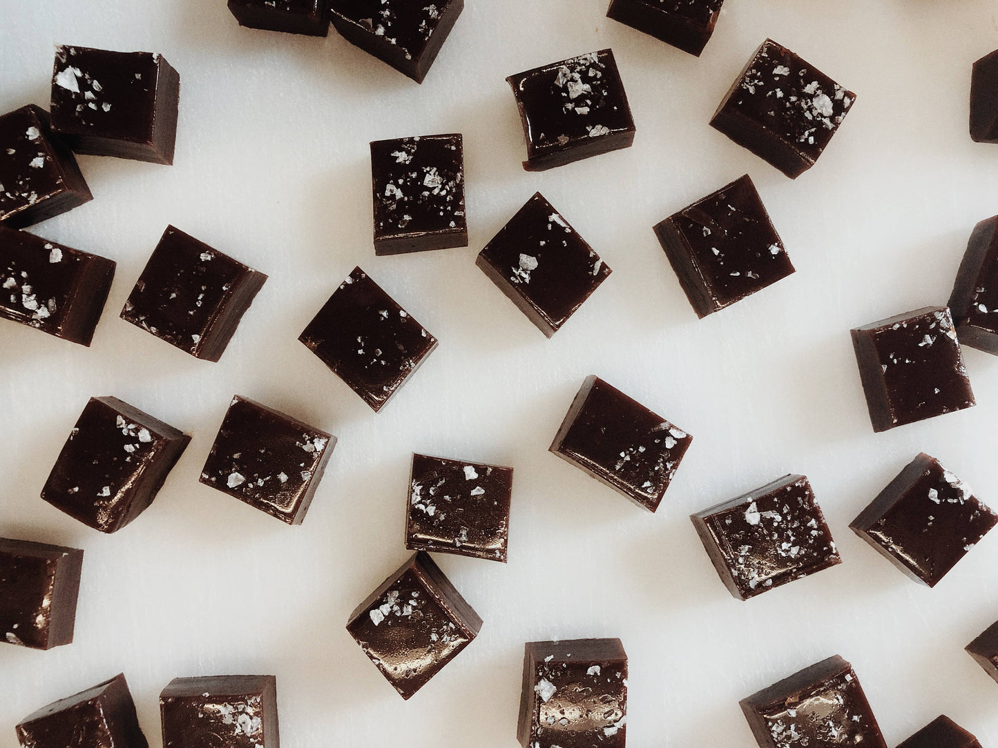 Handmade Caramels | Dark Chocolate Sea Salt