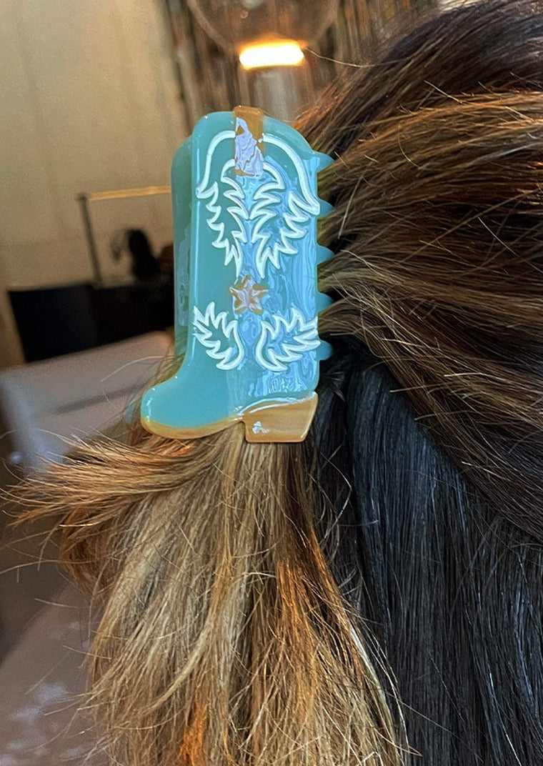 Coastal Cowgirl Hair Clip | Turquoise