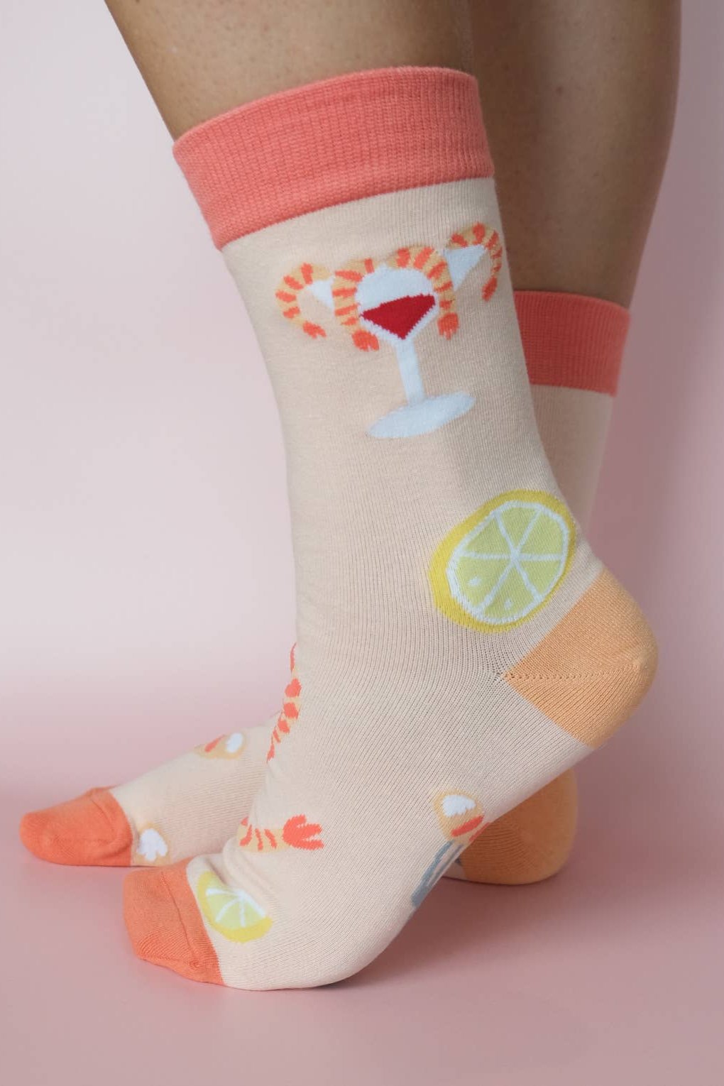 Shrimp Cocktail Crew Socks