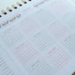 2026 Desktop Planner | Block Print Stripe
