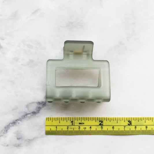 Boxy Hair Claw | Sage