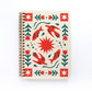 Folk Flower Coil Notebook | Lined