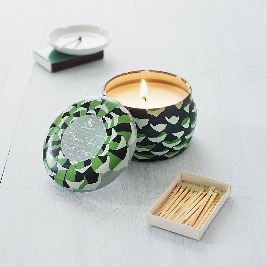 Roland Pine Tin Candle | Small