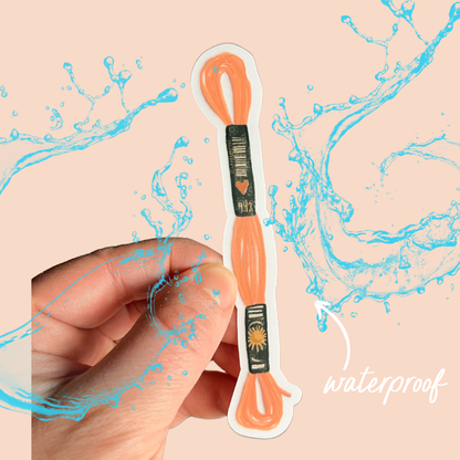 Embroidery Floss Sticker