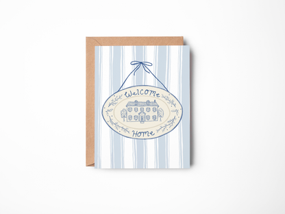Welcome Home Plaque Card