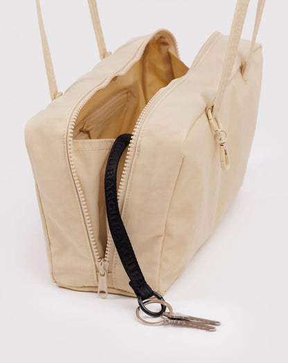 Nylon Bowler Bag | Custard