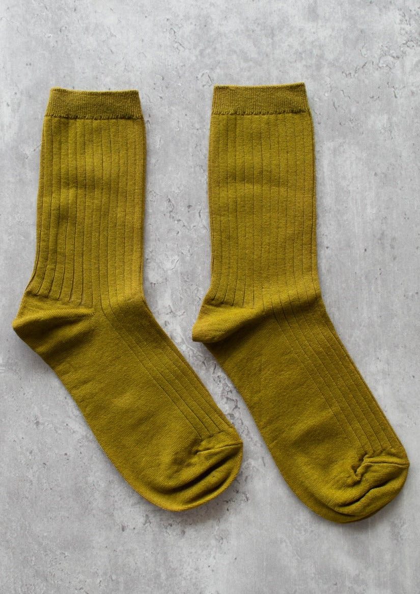 Weekend Socks | Olive