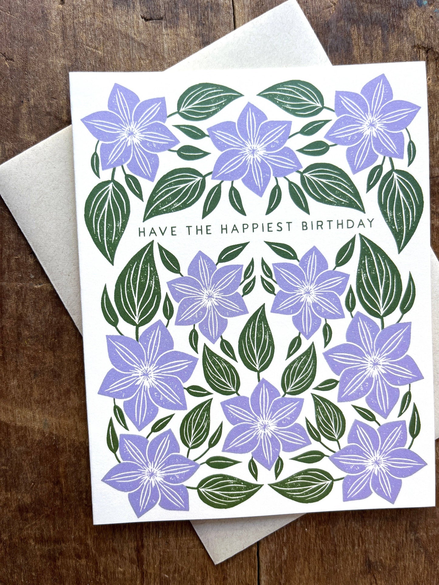 Happiest Birthday Floral Card