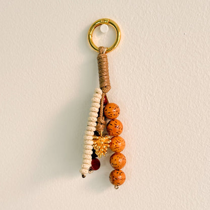 Bead Charm Keychain | Acorn Bead