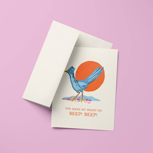 Roadrunner Love Card