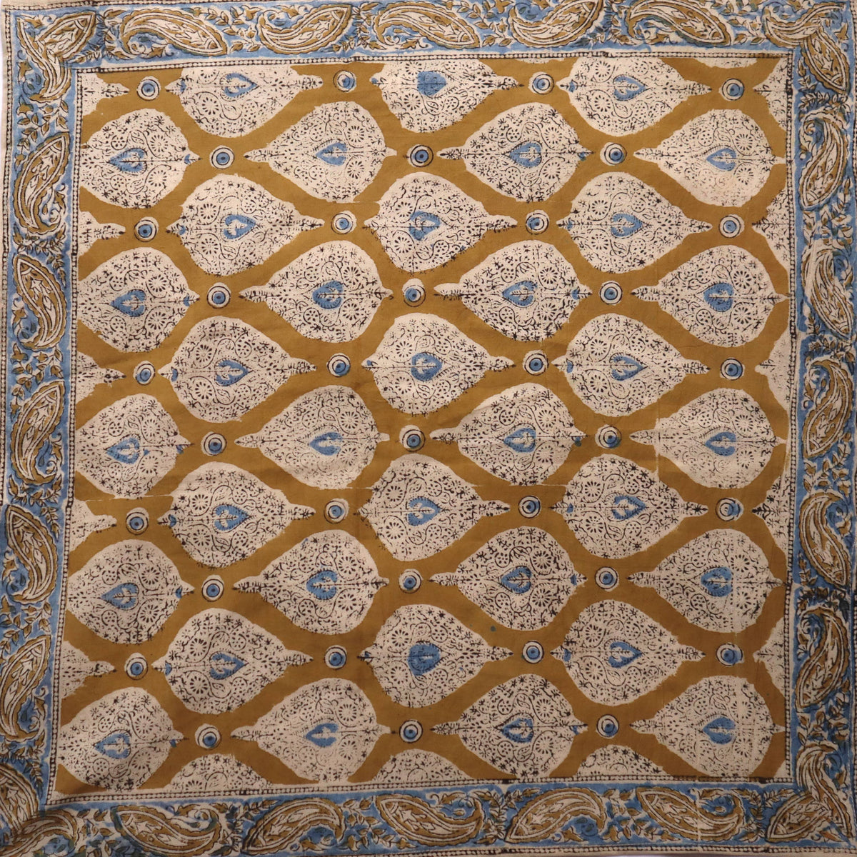 Kalamkari Cotton Bandana | Amber