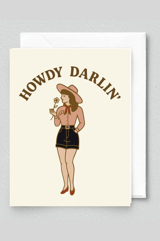 Howdy Darlin’ Greeting Card