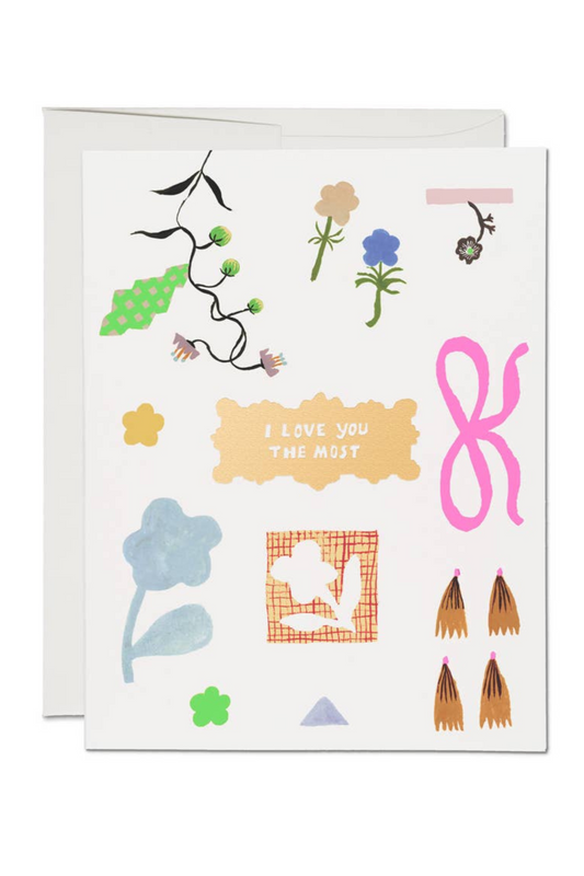 Petals and Blooms Love Card