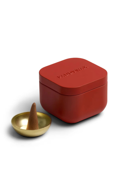 Incense Cube Tin | Saffron Rose
