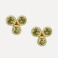 Trifecta Studs | Peridot