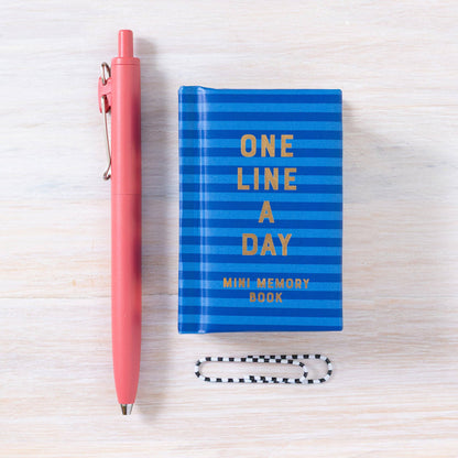 Mini One Line a Day | Navy Stripes