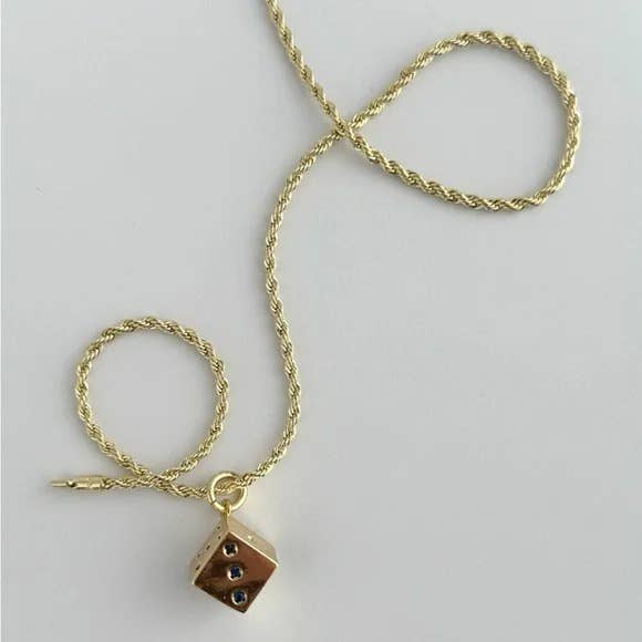 Lucky Dice Necklace | 18"