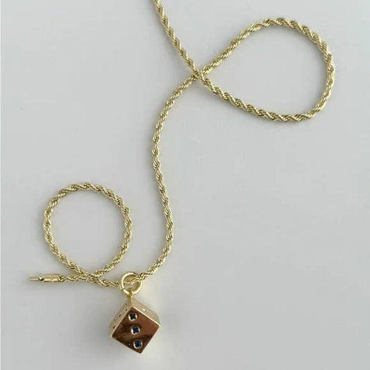 Lucky Dice Necklace | 18"