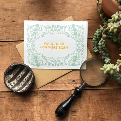 Glad Born Card
