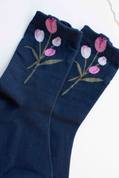 Tulip Bloom Socks | Sage