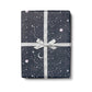 Moon and Stars Rolled Gift Wrap