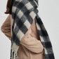 Basic Gingham Fleece Scarf | No. 3