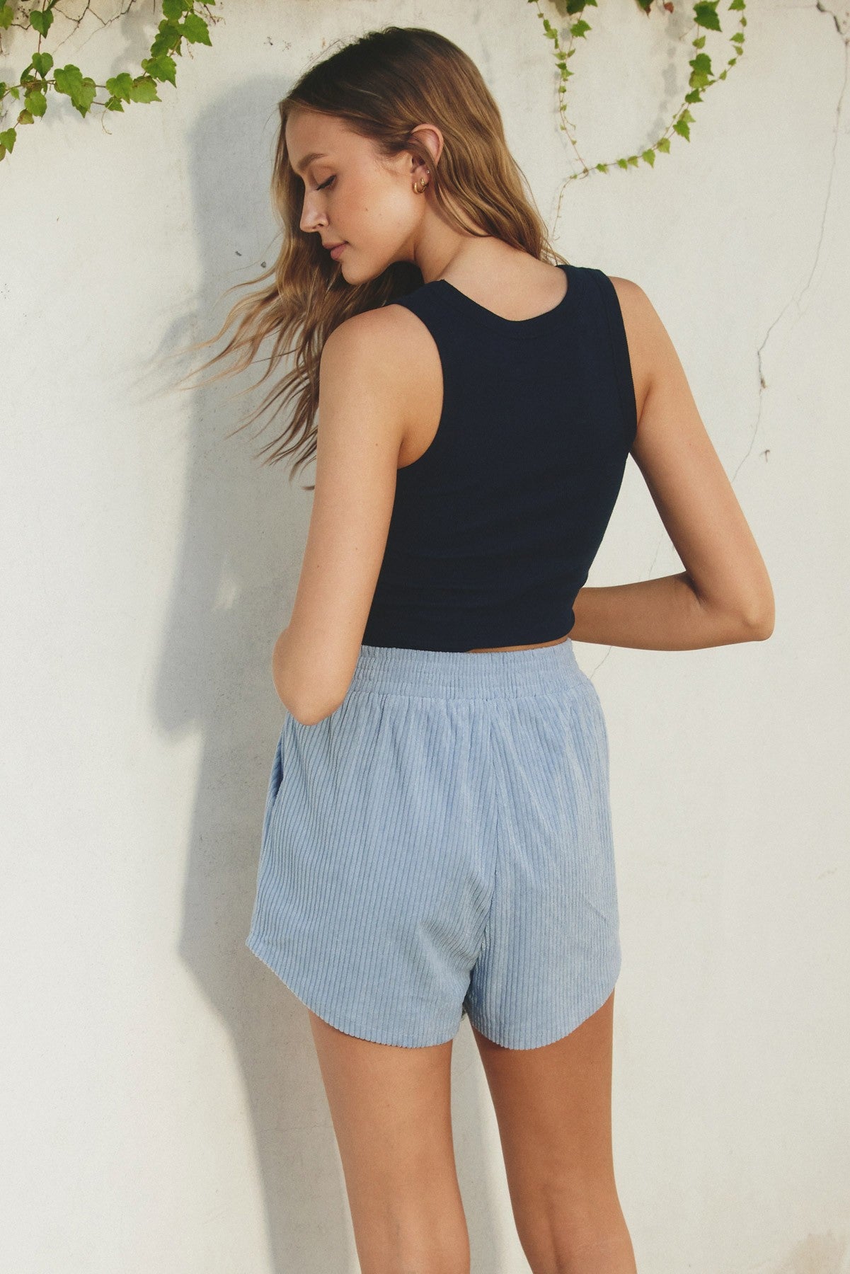 Scoop Neck Baby Tank | Indigo