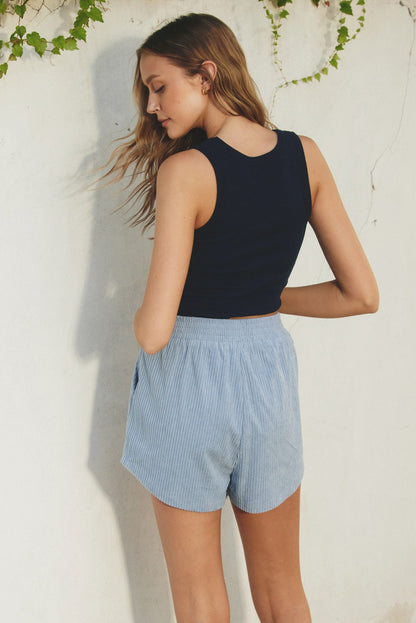 Scoop Neck Baby Tank | Indigo
