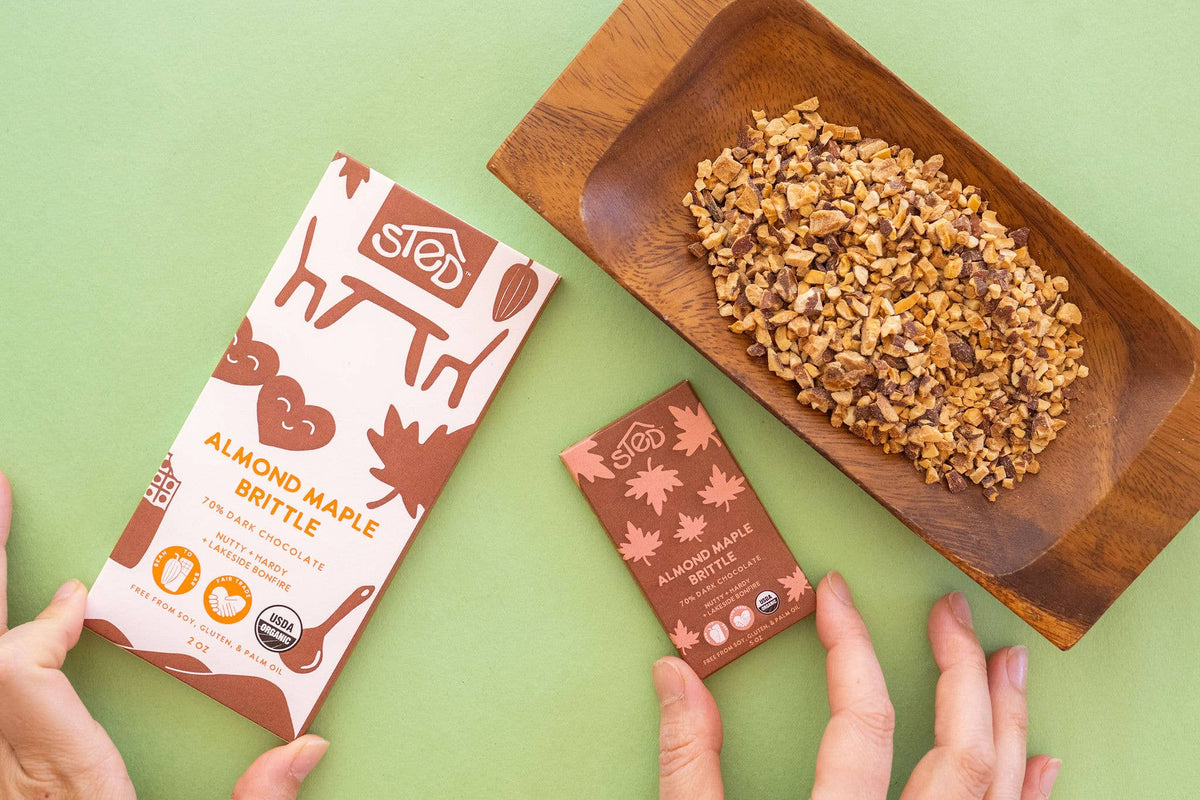 Mini Chocolate Bar | Almond Maple Brittle