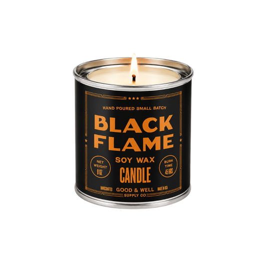 Black Flame Soy Candle