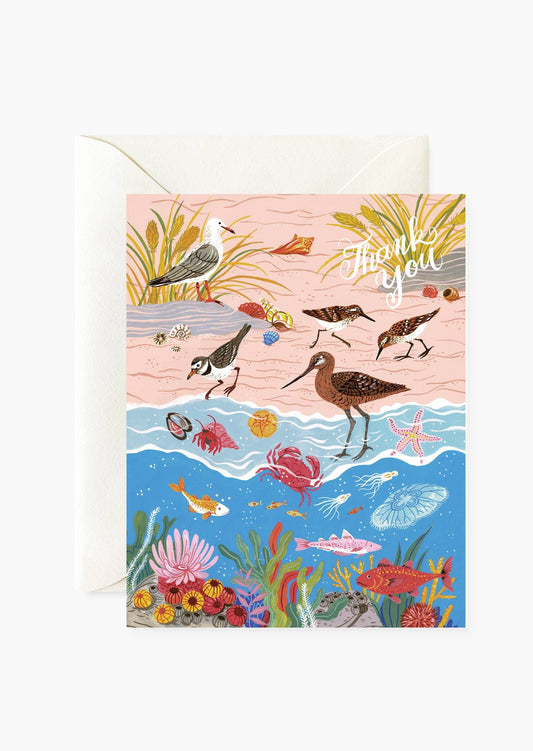 Seashore Thank You Card