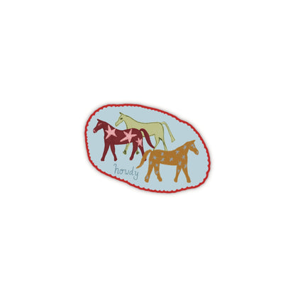 Howdy Horse Sticker