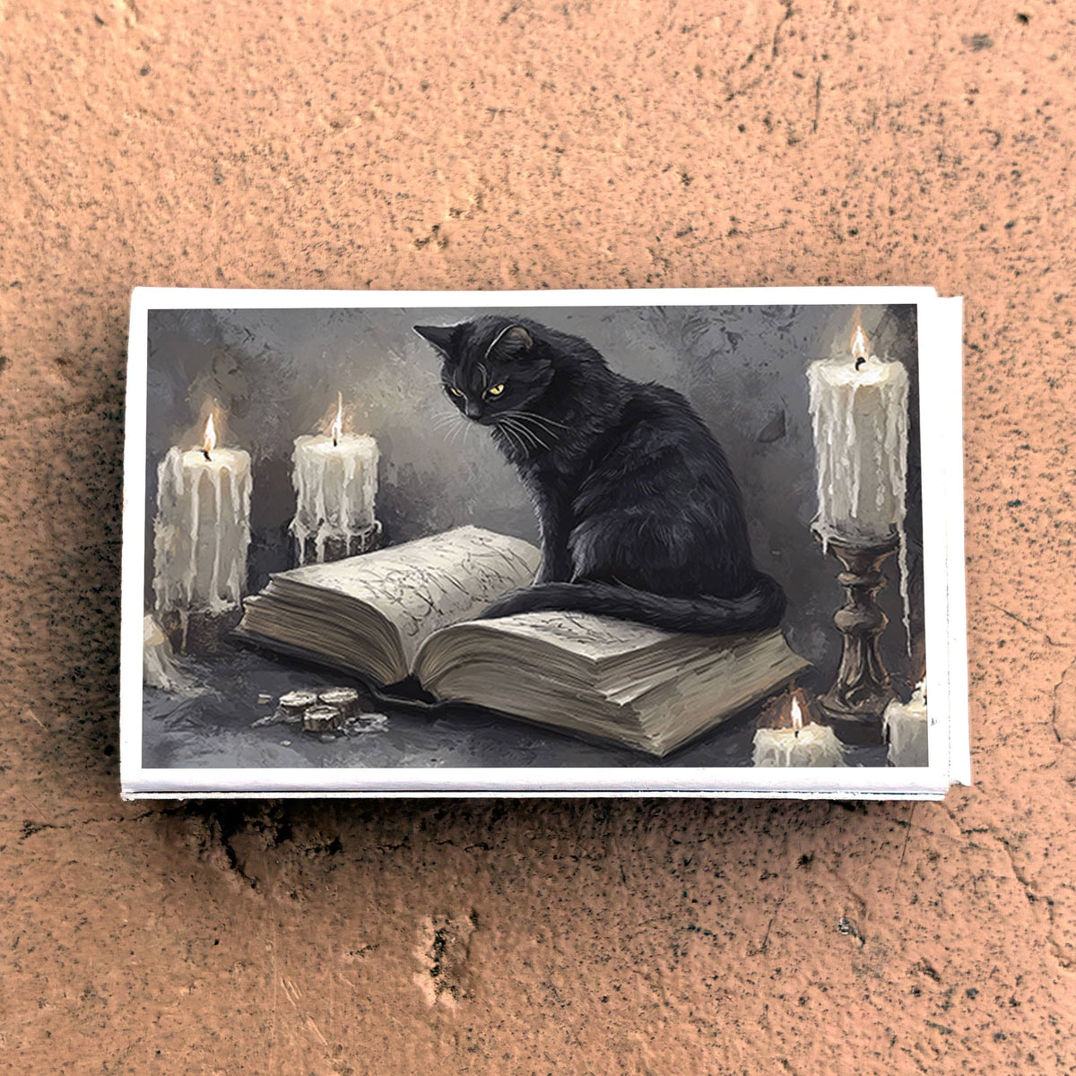 Casting Spells Black Cat Matchbook